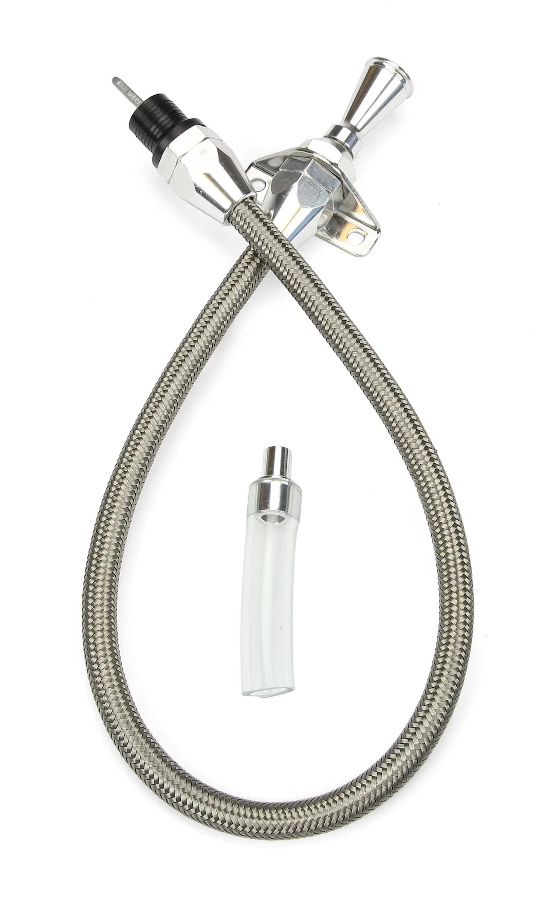 TD-3700FM – LOKAR Auto Trans Dipstick, For Use With 700R4 Transmission/ Push In Style Firewall Mount 24 Inch Stainles...